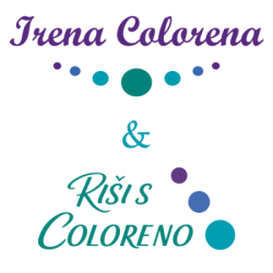Logotip Irena Colorena in Riši s Coloreno